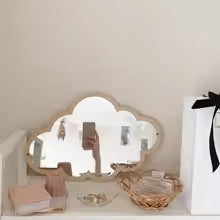 Miroir Nuage Doré- Décoration BéBé